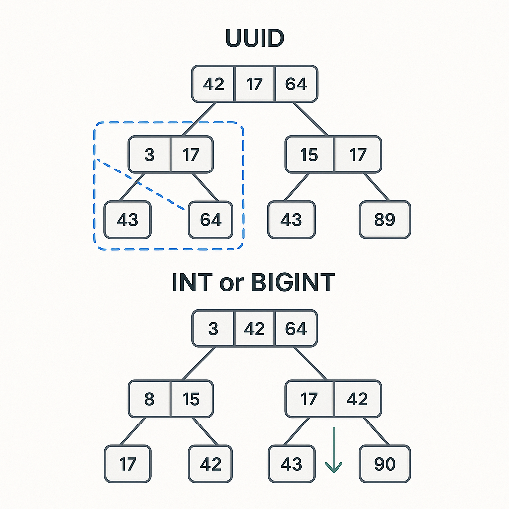 Why We Prefer Numeric IDs Over UUIDs for Primary Keys